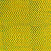 11c(Pre-Cut 1.81 Meter )Pure Cotton Napthol Discharge Yellow With Zig Zag Hand Block Print Fabric