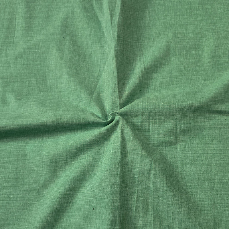 (Pre-Cut 1.70 Meter )Pure Cotton Plain Mint Green
