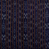 ( Pre-Cut 2 Meter ) Pure Cotton Sambhalpuri Ikkat Navy Blue Stripes Handwoven Fabric
