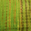 Pure Cotton Shibori Tie And Dye Green And Rust Green And Brown Fabric
