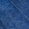 Pure Cotton Special Akola  Indigo Zig-Zag Stripes Hand Block Print Fabric