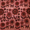 Pure Cotton Vanaspati Pink Flower Jaal Hand Block Print Fabric