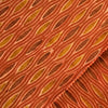 Pure Cotton Jahota Rust Orange With Brown And Mustard Hand Block Print Fabric