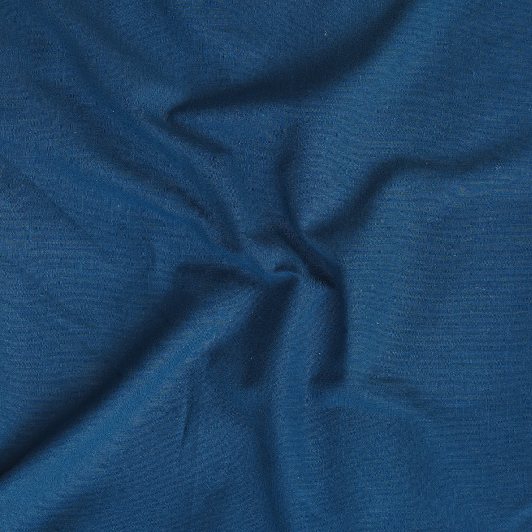 Pure Slub Cotton Prussian Blue – Sanskruti