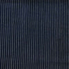 Pure South Cotton Handloom Navy Blue With White Stripes Hand Woven Fabric