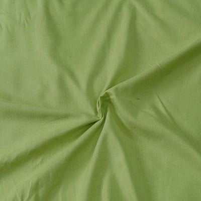 ( Pre-Cut 2.40 Meter ) Rayon Slub Cotton Fabric Pastel Green