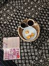 AASHIYAAN - Pure Cotton Handmade Patchwork Kaatha Hand Stitched Bedspread Black Bagru