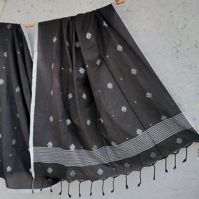 ABHIRUPA - Pure Cotton Handloom Bengal Weave Saree