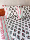 Aadhya Pure Cotton Jaipuri Double Bedsheet