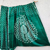 BANDHANI - Modal Silk Green Bandhani Saree