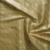Banarasi Brocade Beige Gold With Gold Zari All Over Flower Bud Jaal Woven Fabric