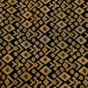 Banarasi Brocade Black With Gold Geometric All Over Pattern Woven Fabric
