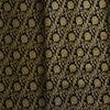 Banarasi Brocade Black With Gold Zari All Over Small Flower Bud Jaal Woven Fabric
