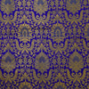 Banarasi Brocade Blue With All Over Zari Pattern Woven Fabric