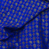 Banarasi Brocade Blue With Patola Elephant Bird Weaves Woven Fabric