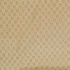 Banarasi Brocade Cream Gold Self Design Dot Jaali With Centre Motifs Woven Fabric