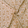 Banarasi Brocade Cream With Beautiful Gold Floral Jaal Woven Fabric