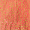 Banarasi Brocade Dhoop Chav Peach Yellow With Comb Weaves Woven Fabric
