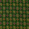 Banarasi Brocade Green With Gold Elephant And Bird Weaves Woven Blouse Fabric ( 90 cm )