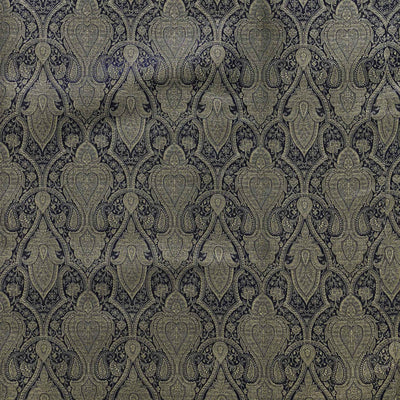 Banarasi Brocade Kashmiri Royal Vintage Fabric Blue