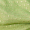 Banarasi Brocade Pastel Green With Small Gold Flower Motif Woven Fabric