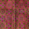 Banarasi Brocade Pink With Green Pink And Gold Patola Weaves Woven Fabric