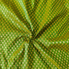 Banarasi Green Brocade With Tiny Gold Woven Butti  Fabric