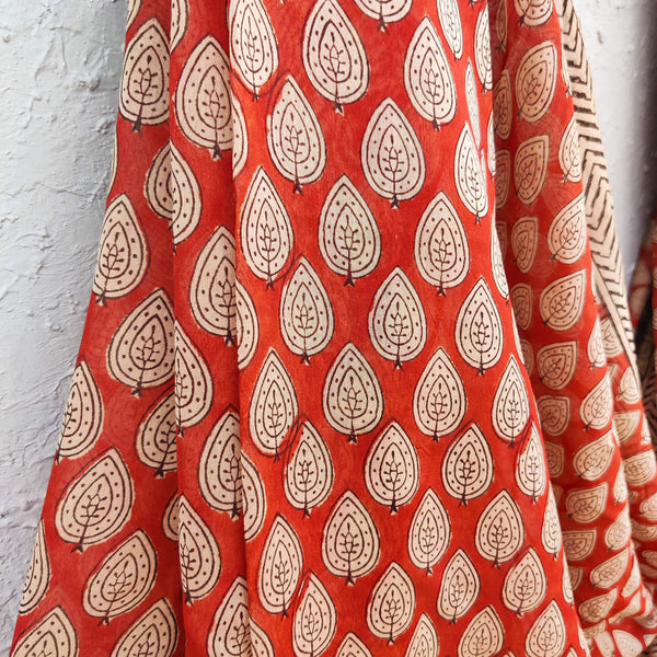 Bhumi- Pure Bagru Dabu Hand Block Printed Saree