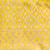 Brocade Pastel Yellow With Zari Jaal Woven Fabric
