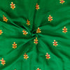 Muslin Green With Tiny Embroidered Zari Motifs