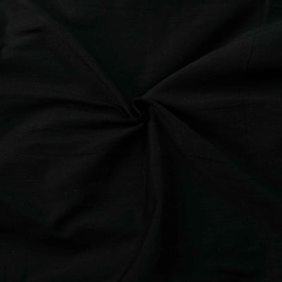 Pure Cotton Cambric Black Fabric