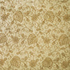 Cotton Silk Cream With Leaf Jaal Embroidered Fabric