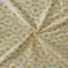 Cotton Silk Cream With Resham Dhaga Geometric Weave Woven Fabric