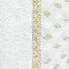 DHARA - Pearl White Cotton Silk Dupatta With Aari Embroidered Dupatta