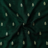 Dola Silk Green With Small Zari Motifs Woven Fabric