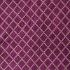 Dola Silk Royal Lavender With Diagonal Zari Checks Woven Fabric