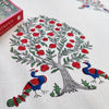 ENCHANTING PEACOCK -  Pure Cotton Jaipuri Double Bedsheet