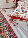Enchanted Pure Cotton Jaipuri Double Bedsheet