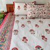 Enchanted Pure Cotton Jaipuri Double Bedsheet