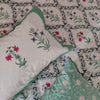 English Chirtz Pure Cotton Hand Block Printed Double Bedsheet Thread Count 250