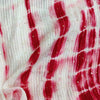 Georgette Red Shibori Kaatha Flowy Fabric