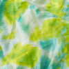 Georgette Rich And Flowy Shades Of Green Blue Abstract Fabric