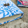 Handmade Upcycled Blue Jaipuri Lock Book