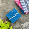 Handmade Upcycled Blue Shibori Slip Box