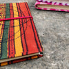 Handmade Upcycled Double Ajrak Intricate Stripes Bahi Diary A6