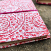 Handmade Upcycled Jaipuri Curvy Jaal Bahi Diary A6