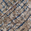Pure Cotton Kashish With Jaal Self Print And Faint Indigo Lines Texture