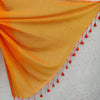PIKU - Yellow Orange Mul Cotton Extra Soft Saree