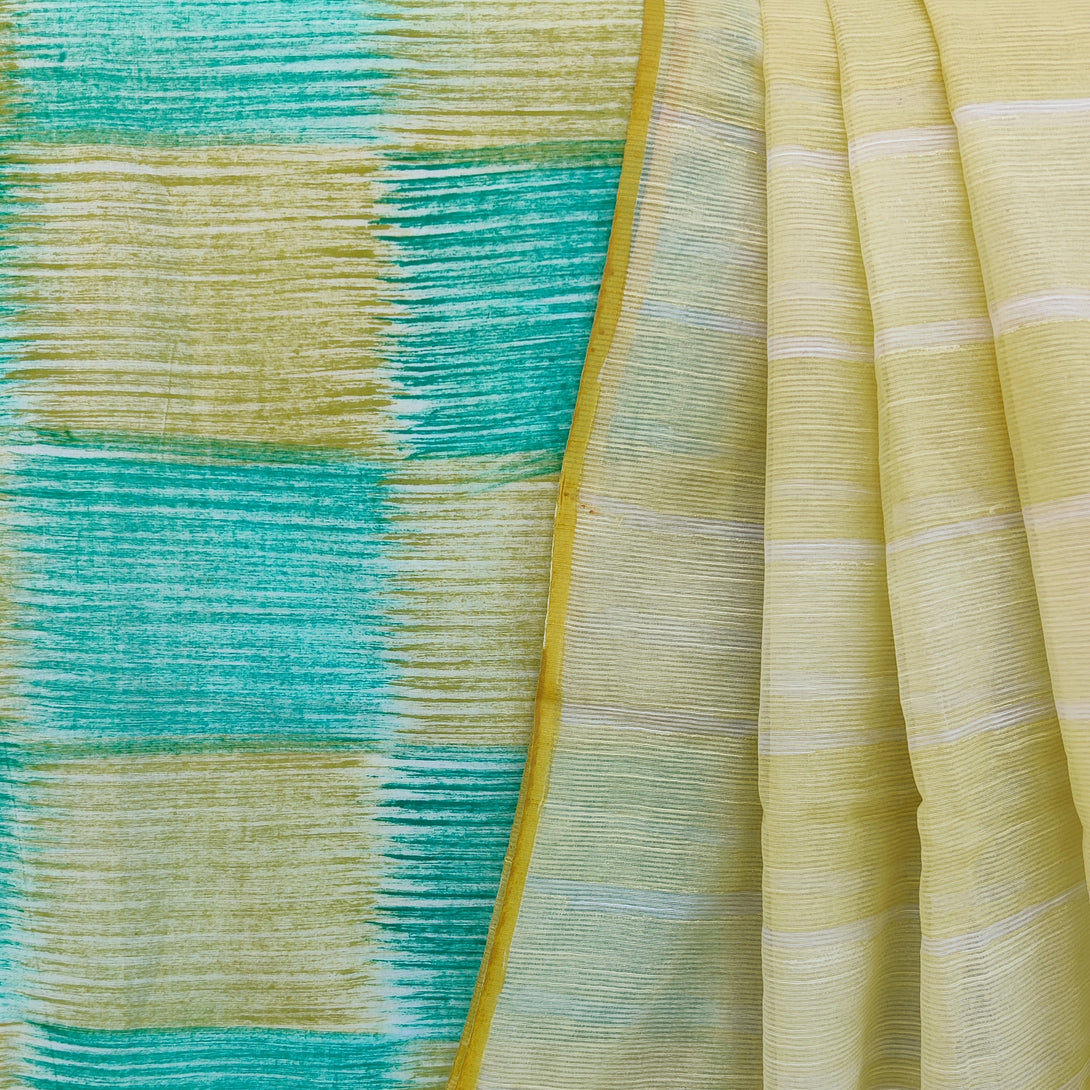 MEERA - Pure Cotton Jaipuri Top Fabric With Semi Organza Dupatta Shade ...