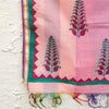 IRYA - Shades Of Purple Chanderi Block Printed Dupatta